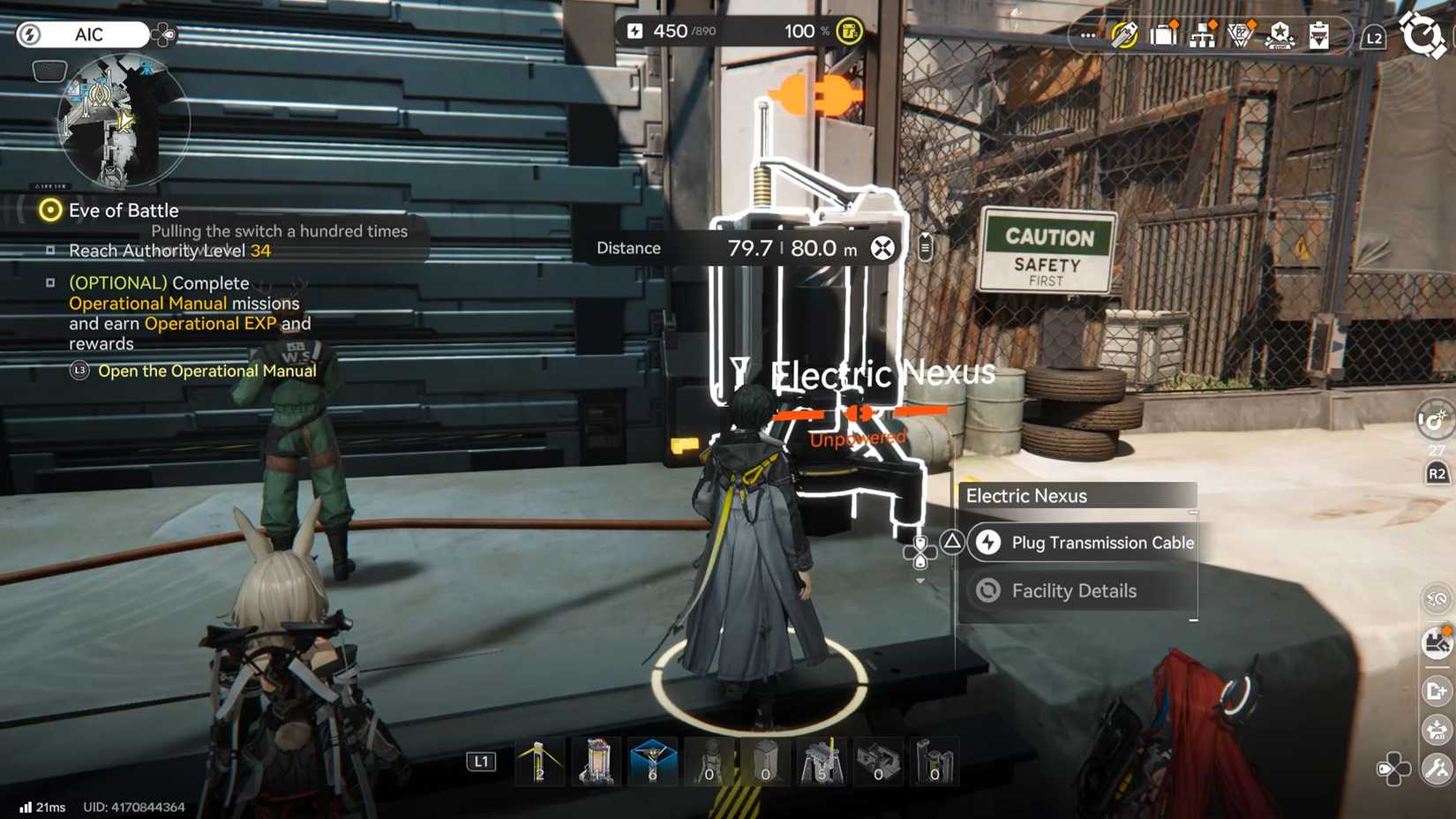 plug transmission cable into electric nexus in arknights endfield-1