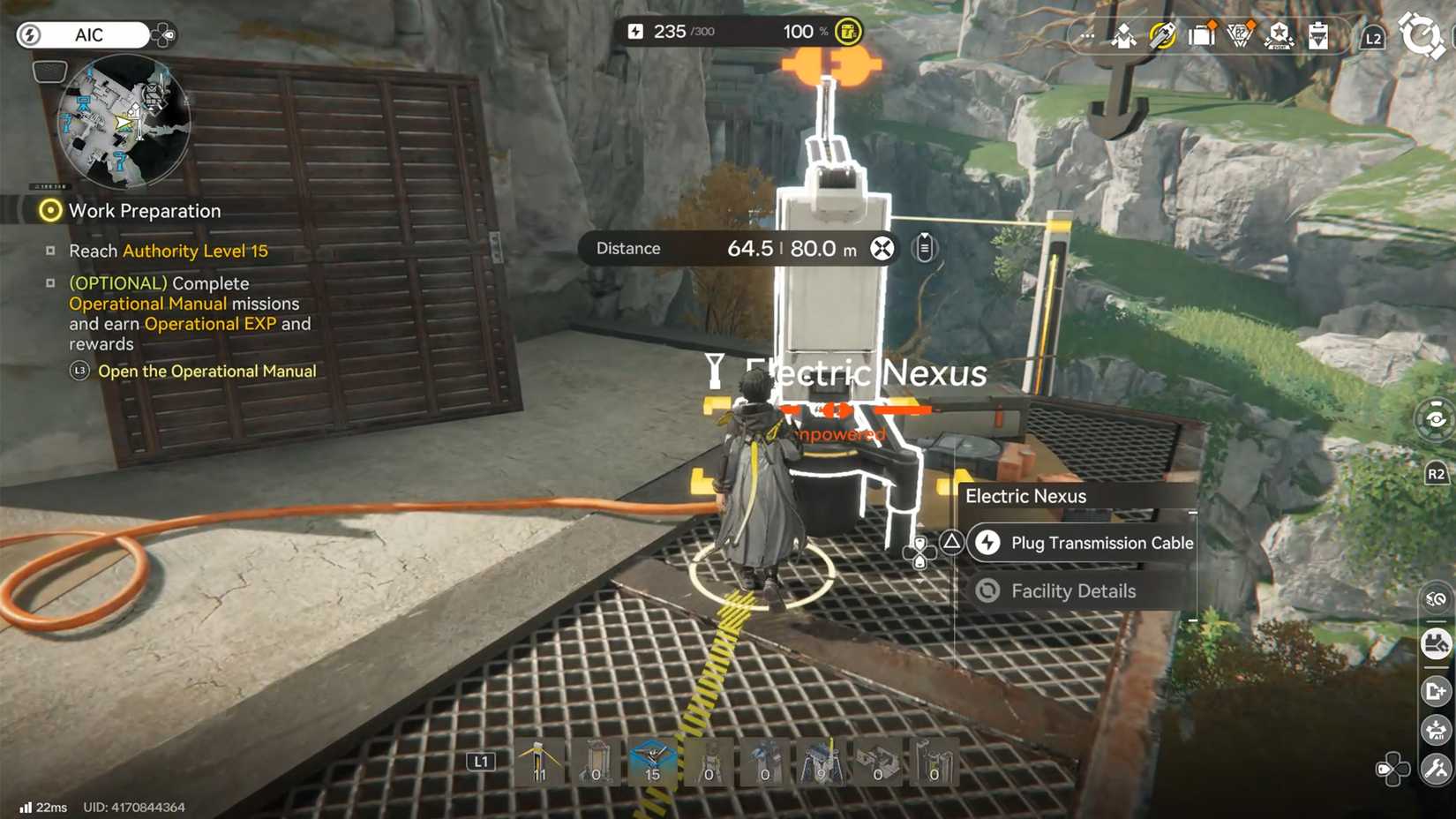 plug transmission cable into electric nexus in arknights endfield