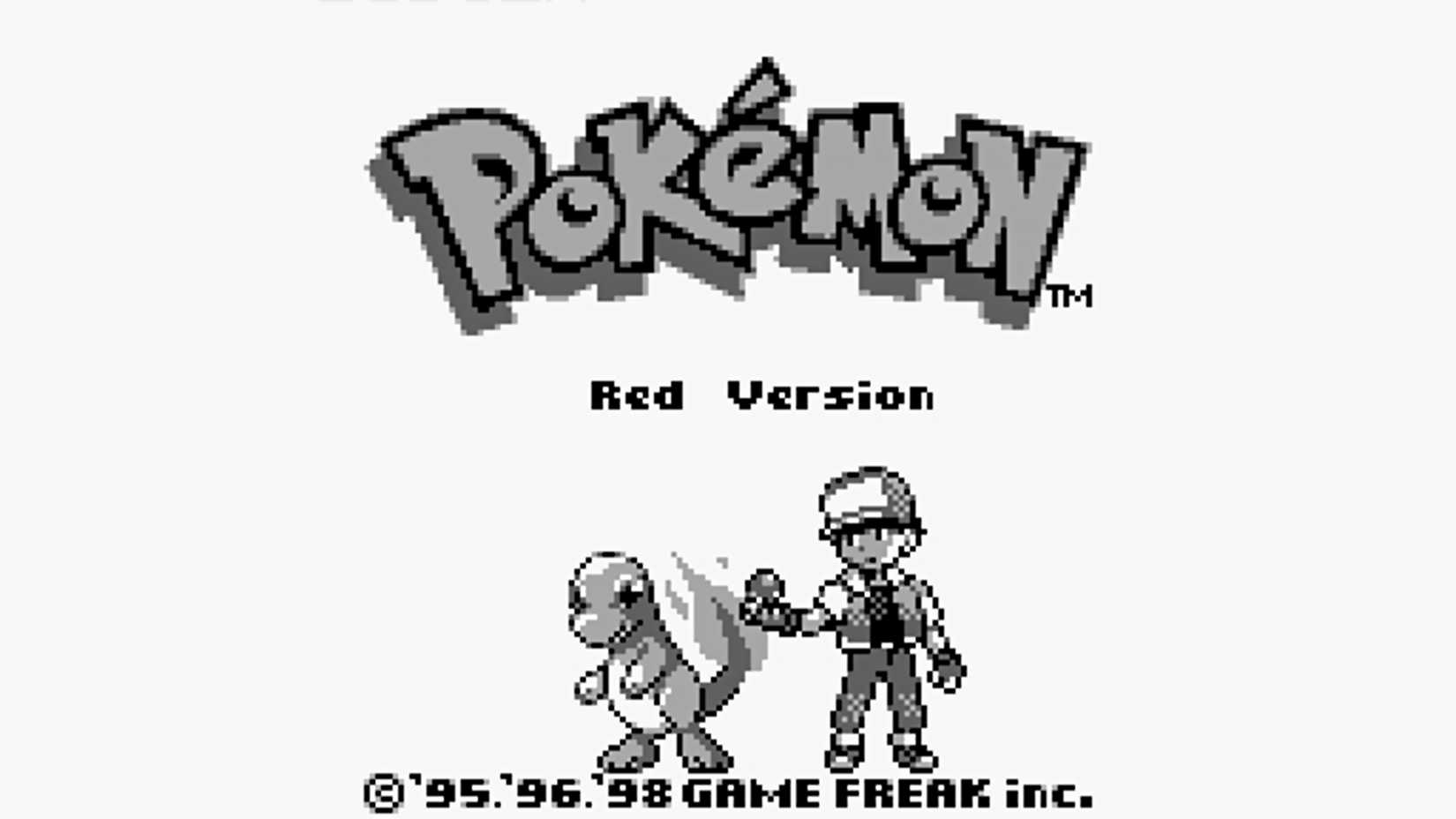 Pokemon Red Version Title Screen-1