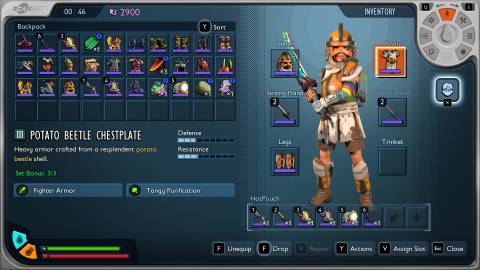 Potato Beetle set in Grounded 2