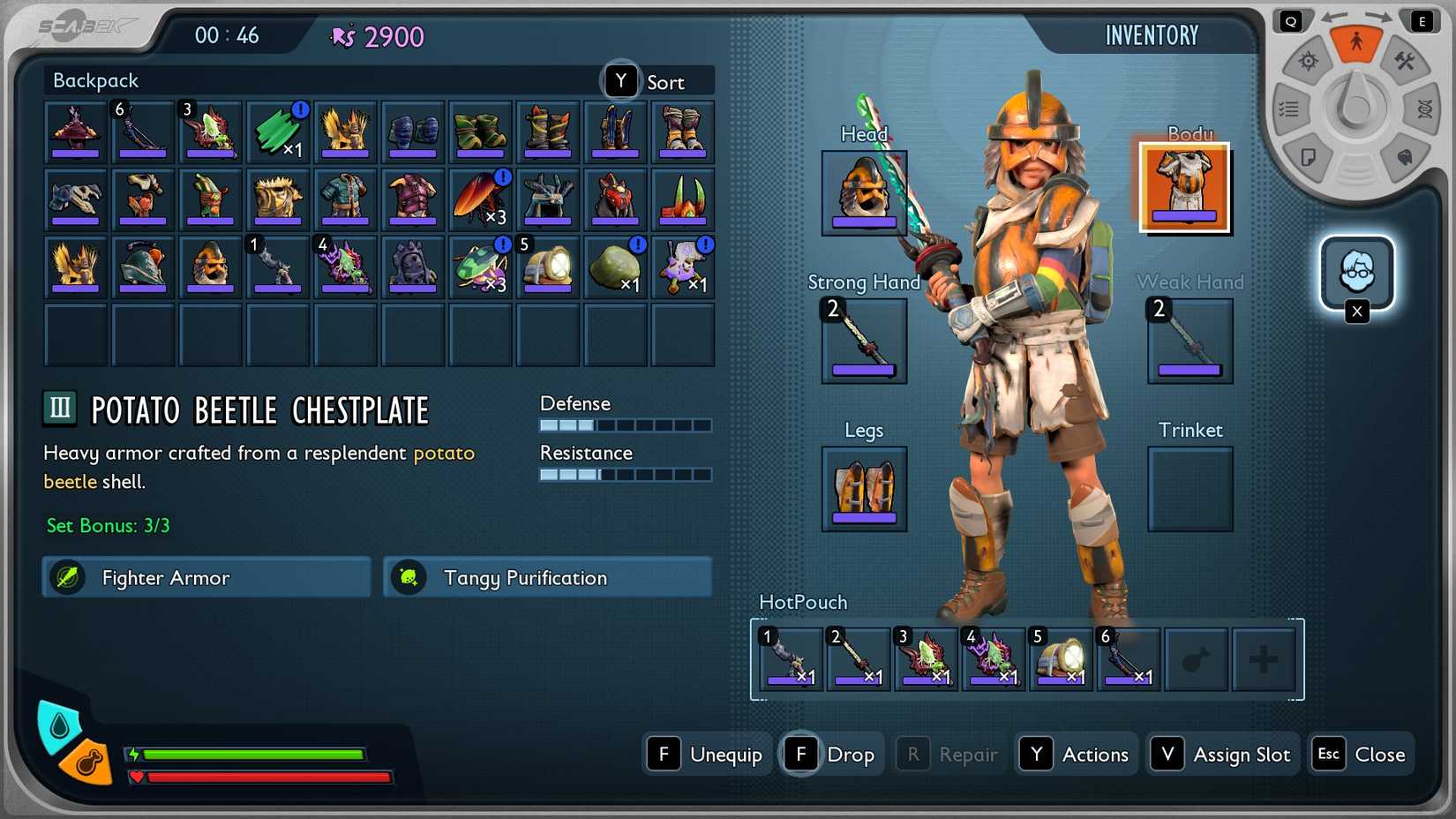 Potato Beetle set in Grounded 2