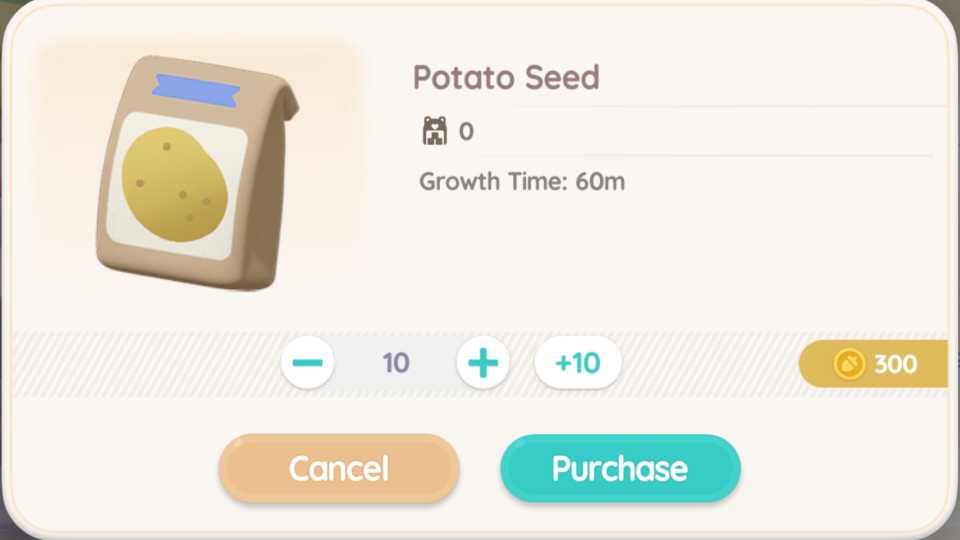 Potato Seeds Heartopia