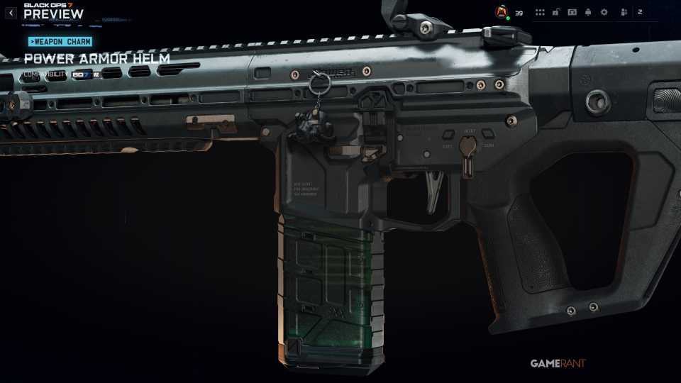 Power Armor Helm (Weapon Charm) - Black Ops 7