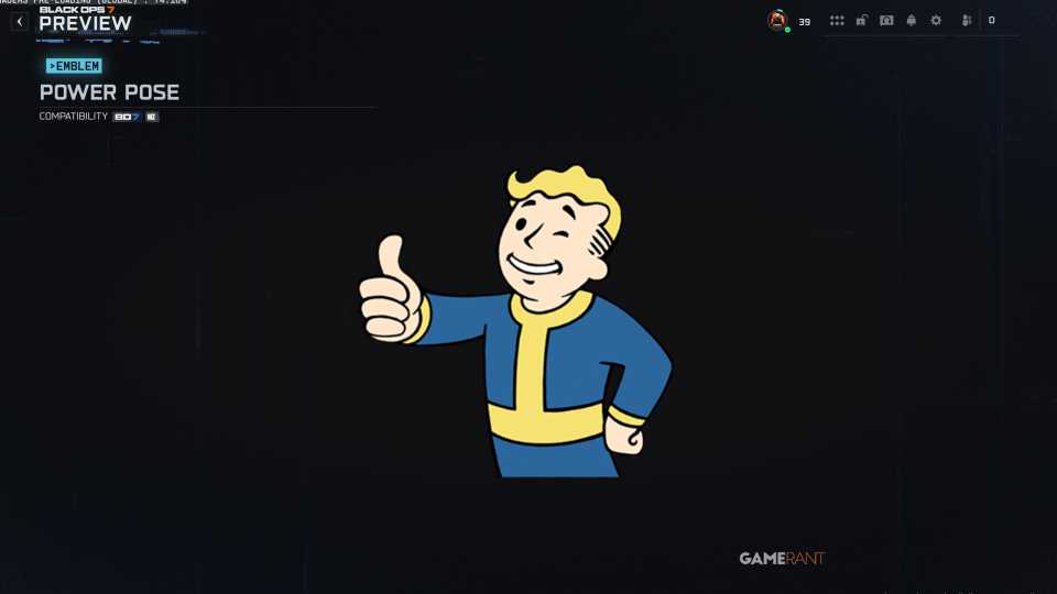 Power Pose Emblem - Black Ops 7