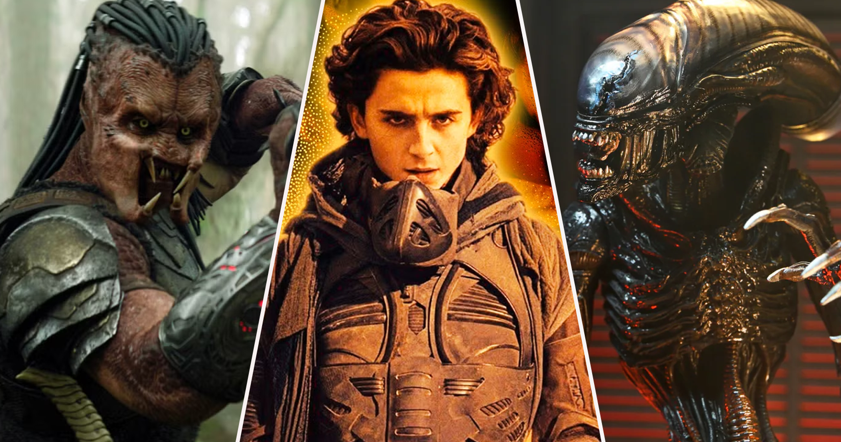 Predator Badlands, Paul in Dune, and Alien Romulus