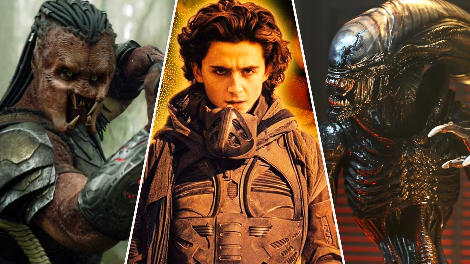 Predator Badlands, Paul in Dune, and Alien Romulus