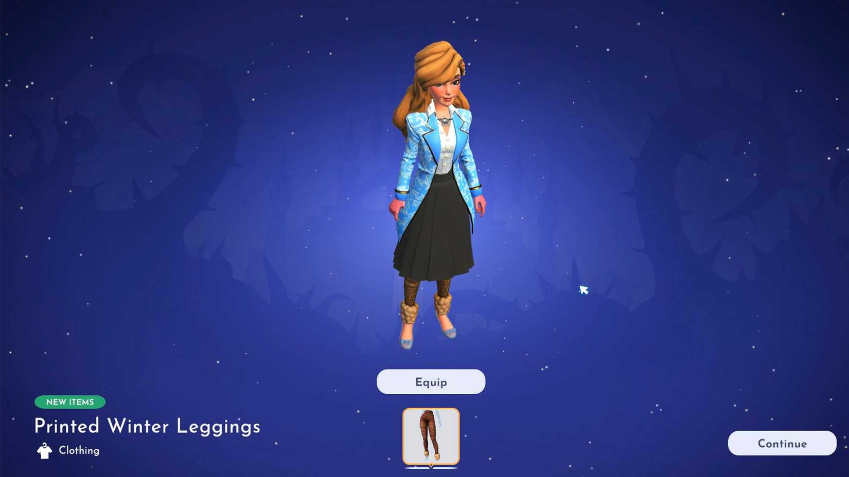 printed winter leggings in ddv