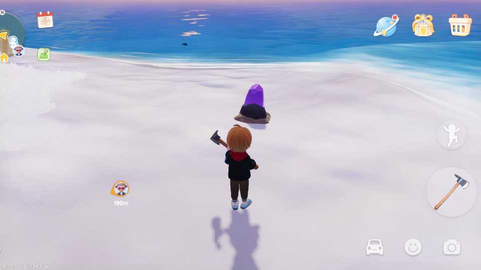 Purple Starfall Shard in Heartopia