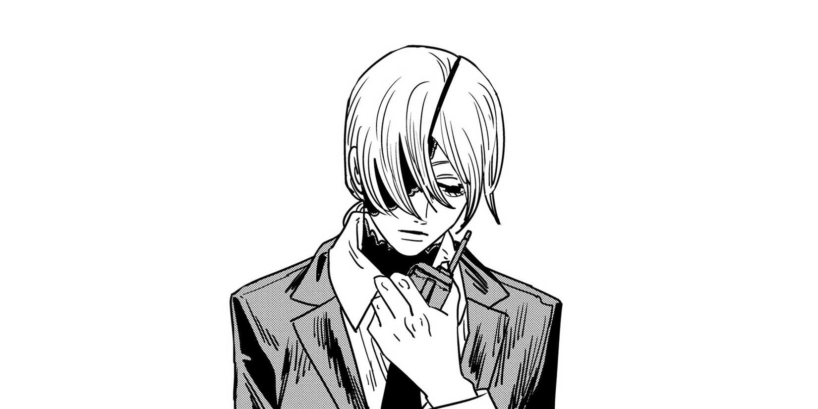 Quanxi is using a walkie talkie.