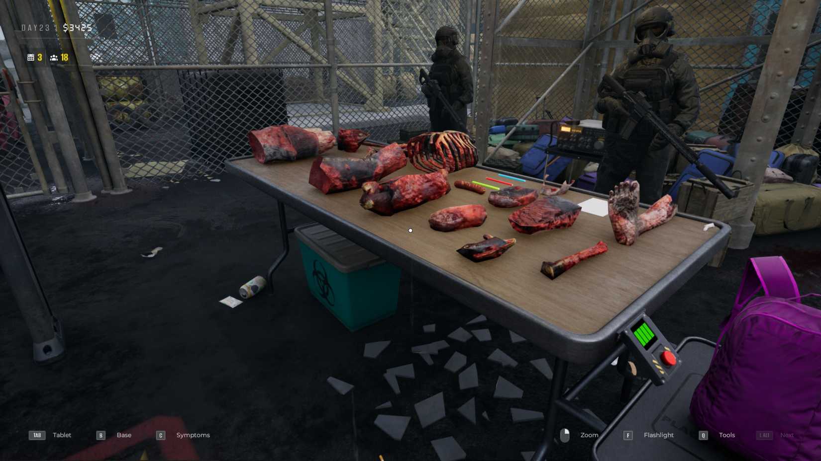 Quarantine Zone The Last Check Modern Prometheus Collect Zombie Parts