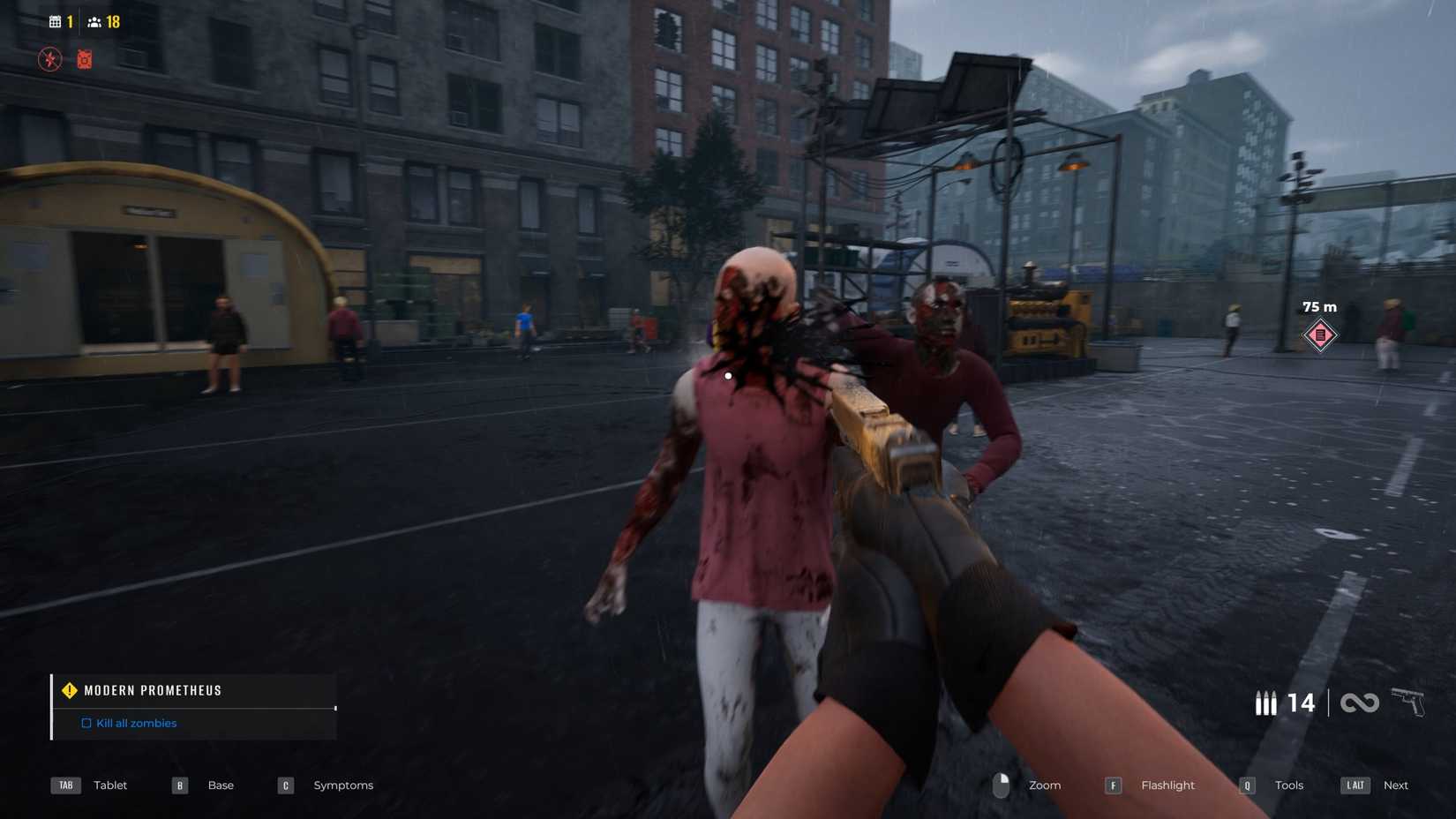 Quarantine Zone The Last Check Modern Prometheus Eliminate Zombies