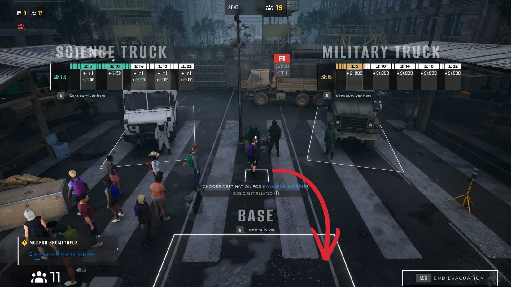 Quarantine Zone The Last Check Modern Prometheus Keep Stuart in Base