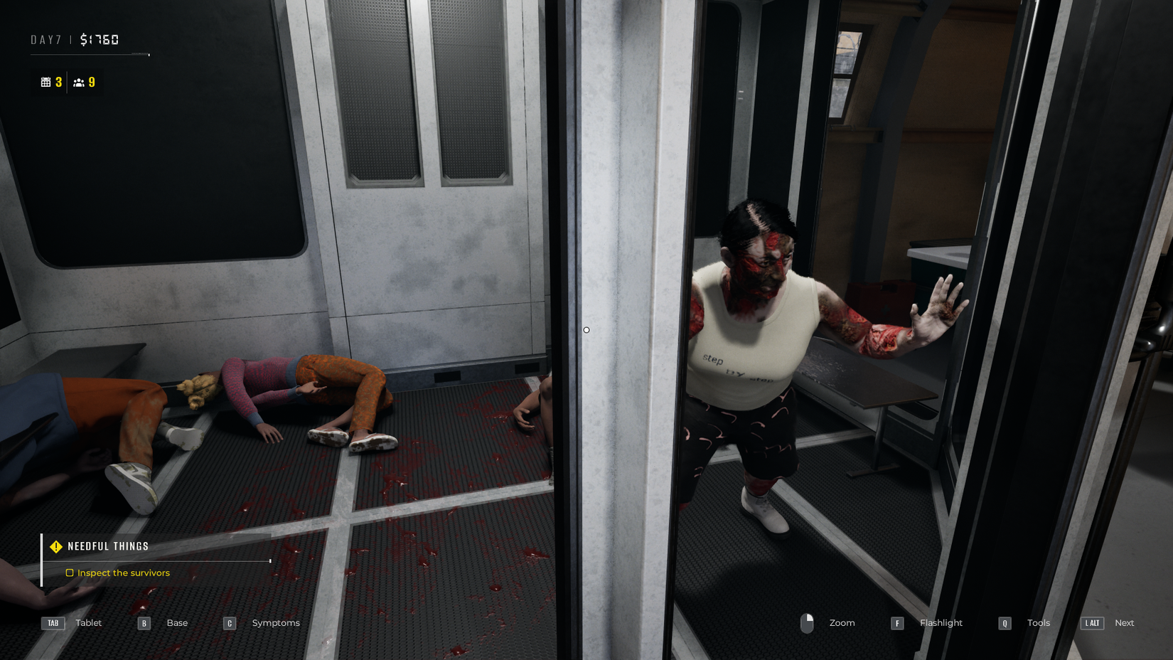 a survivor of an infected quarantine zone