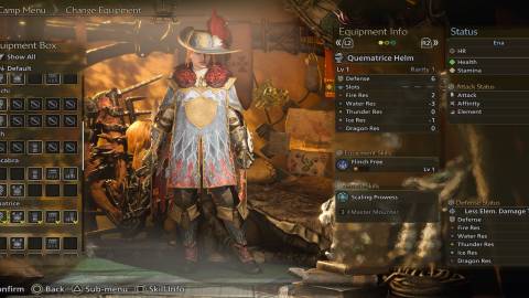 Quematrice Armor in Monster Hunter Wilds (2025)