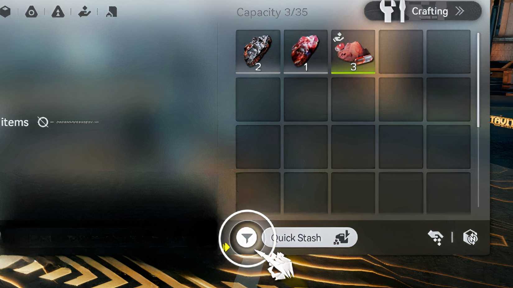 quick stash arknights endfield