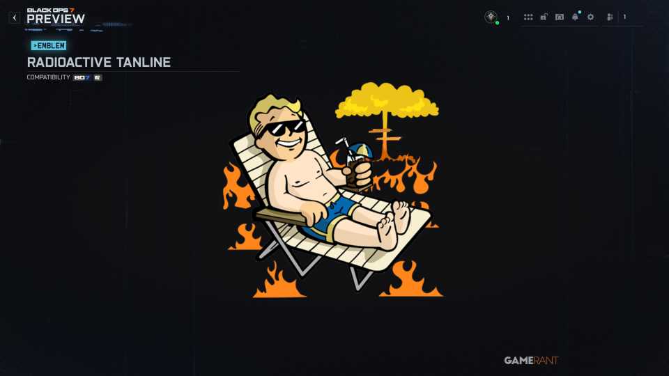 Radioactive Tanline (Emblem)