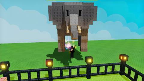 rainbow elephant in grow a garden