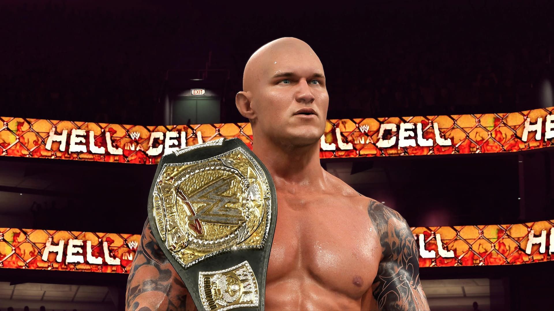 Randy Orton misspelled WWE 2K26 AI