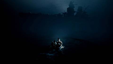 reanimal main characters traveling in boat