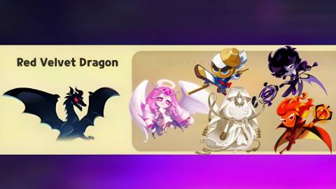 red velvet dragon team build cookie run kingdom 
