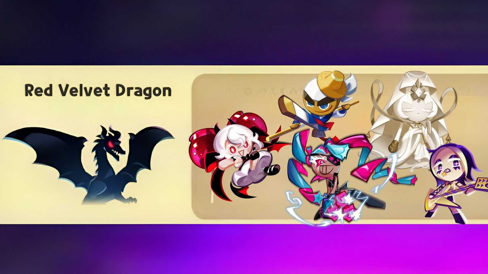 red velvet dragon team build cookie run kingdom