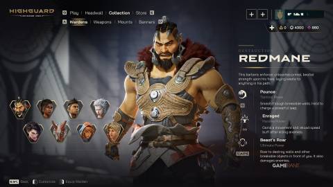 Redmane Highguard Gameplay 