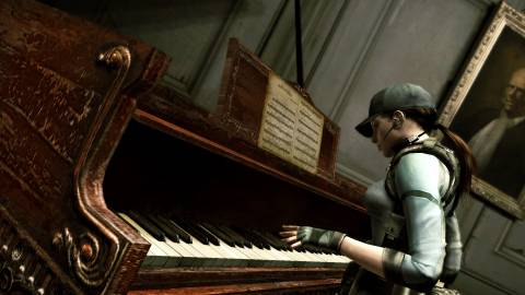 resident evil 5 lost in nightmares jill playing piano