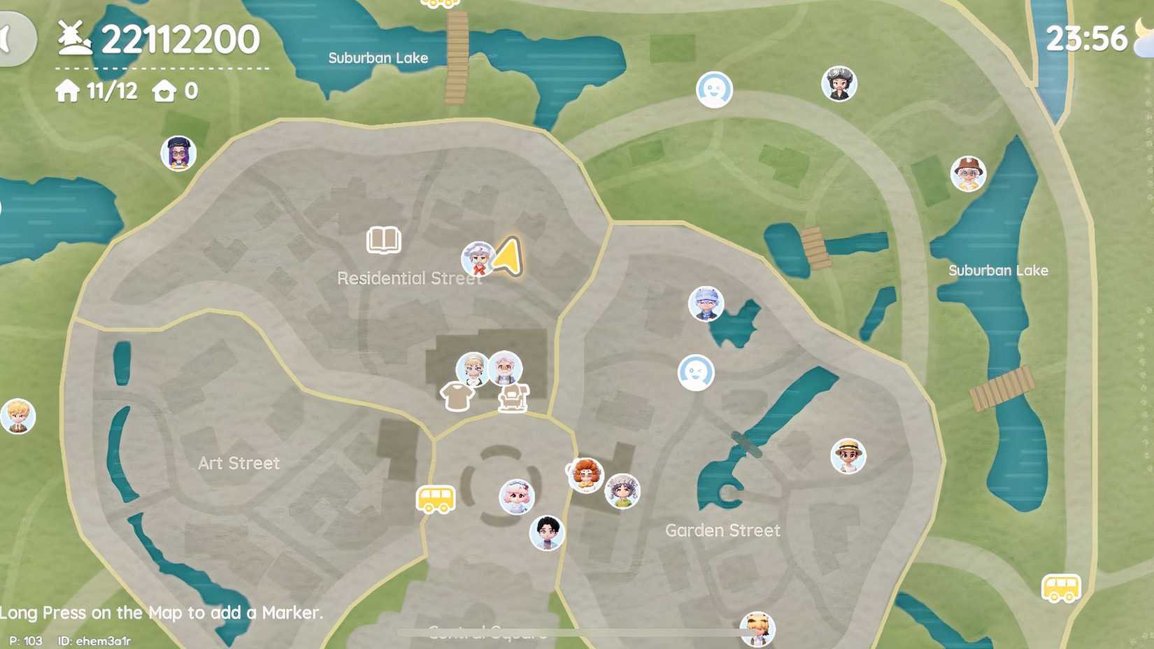 Residential Road Pink Bubble Hearttopia