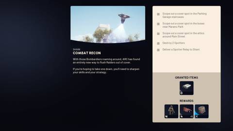 Rewards Combat Recon ARC Raiders