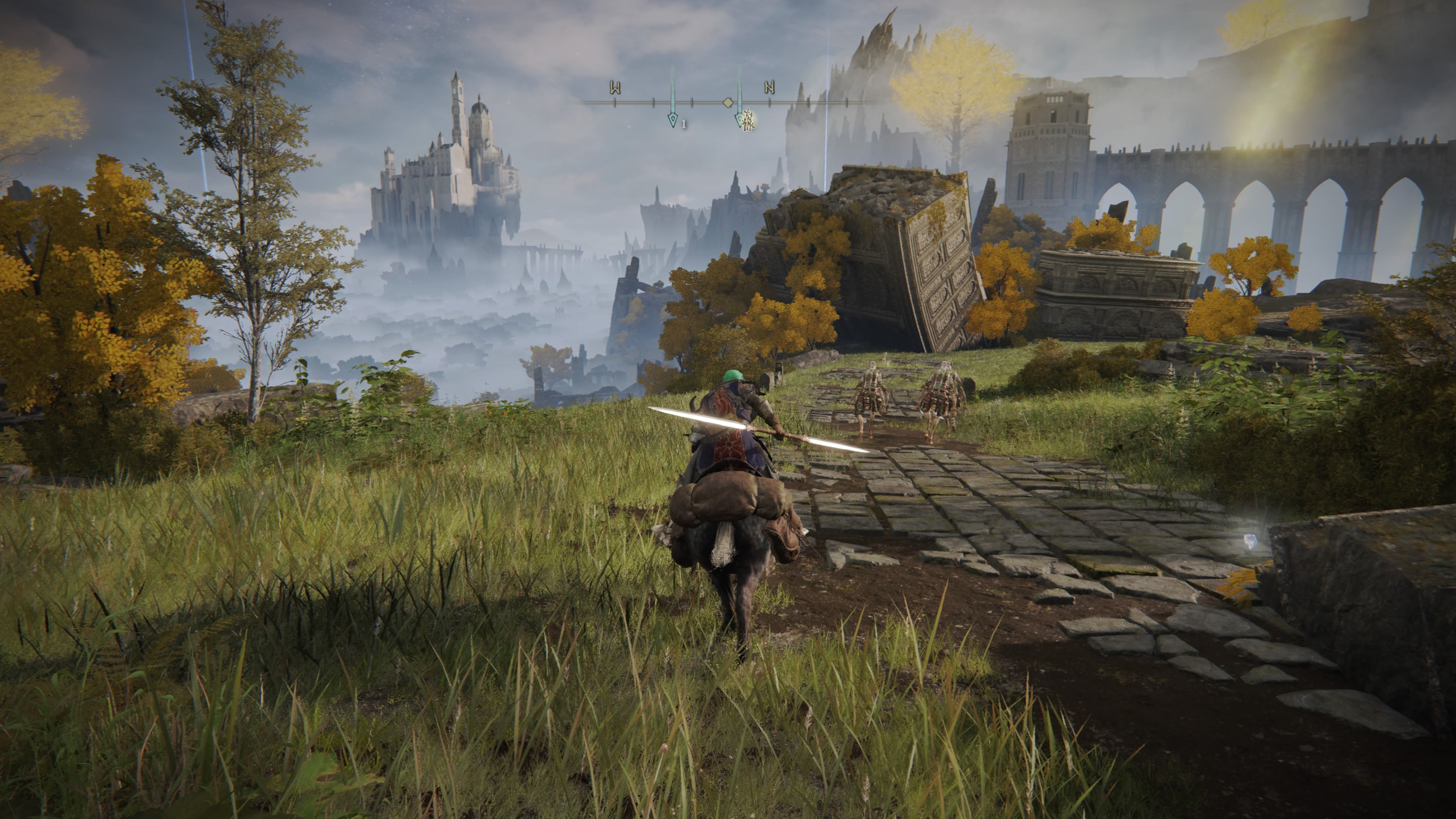 Riding a horse in Elden Ring (2022)