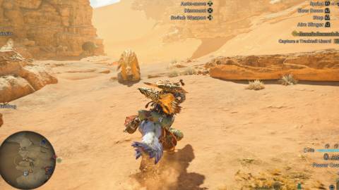 Riding a Seikret in Monster Hunter Wilds (2025)