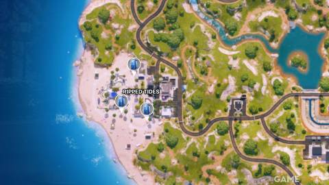 Ripped Tides Flusher Locations in Fortnite