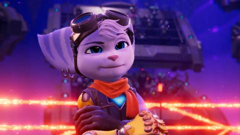 Rivet crossing her arms in Ratchet & Clank A Rift Apart (2021)
