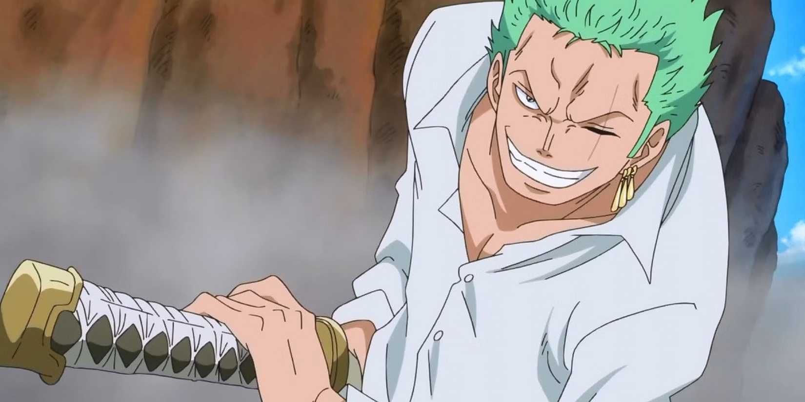 Roronoa Zoro The strongest non-devil fruit users in Elbaf one piece