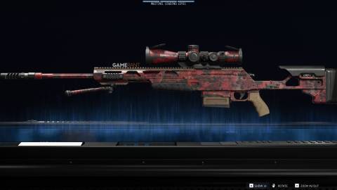 Ruby Snake Camo Preview on the Hawker HX - Black Ops 7