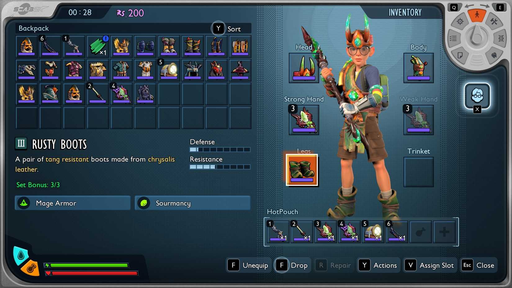 Rusty Armor Set Grounded 2