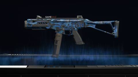 Sapphire Snake Camo Preview on the Sturmwolf 45 - Black Ops 7