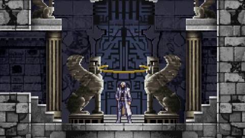 Saving in Castlevania Dawn of Sorrow (2005)