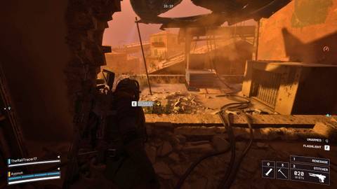 Scoping Out Cover Spot in Attic on Main Street Combat Recon ARC Raiders