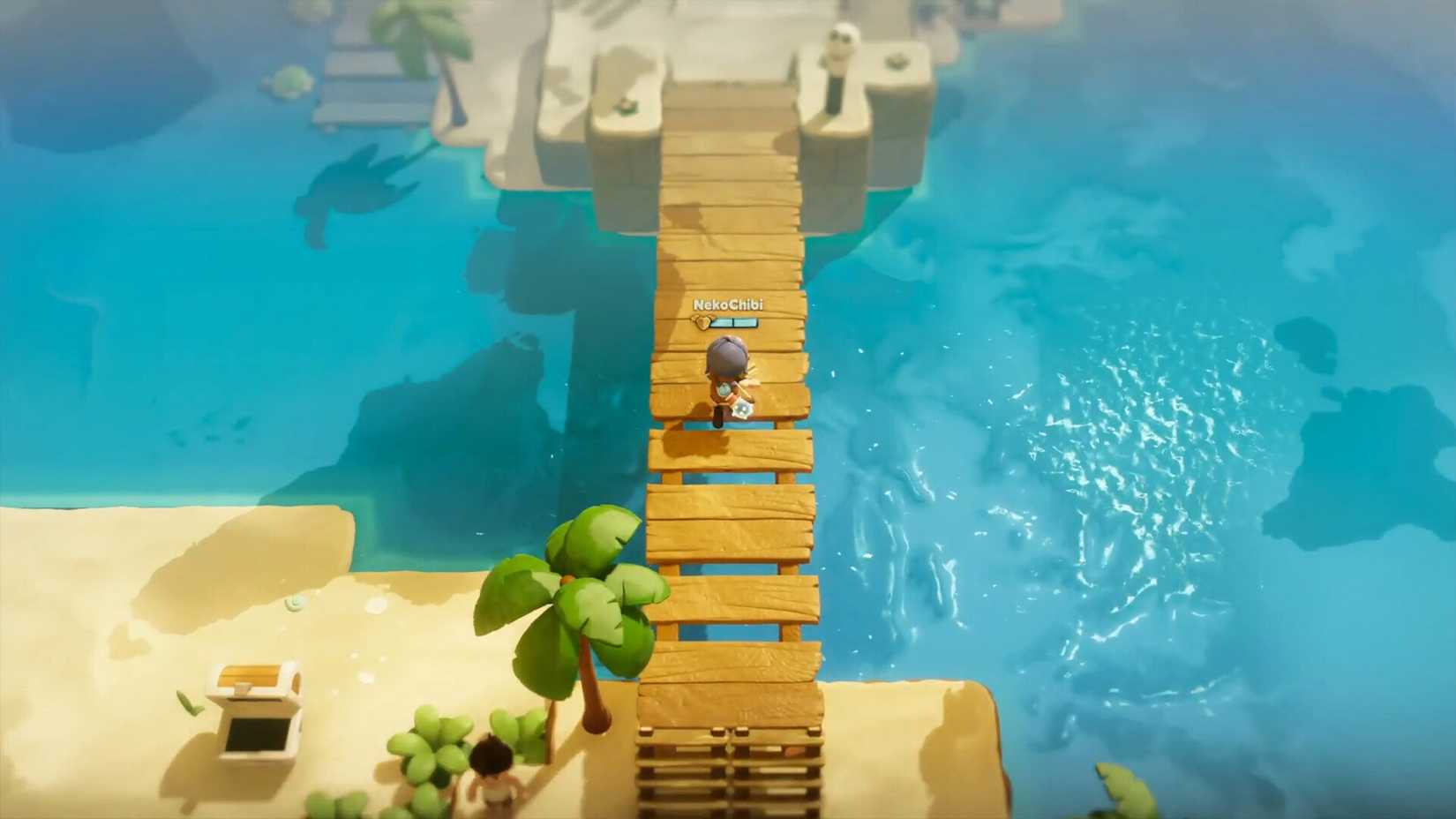 Scramble Knights Royale crossing a bridge