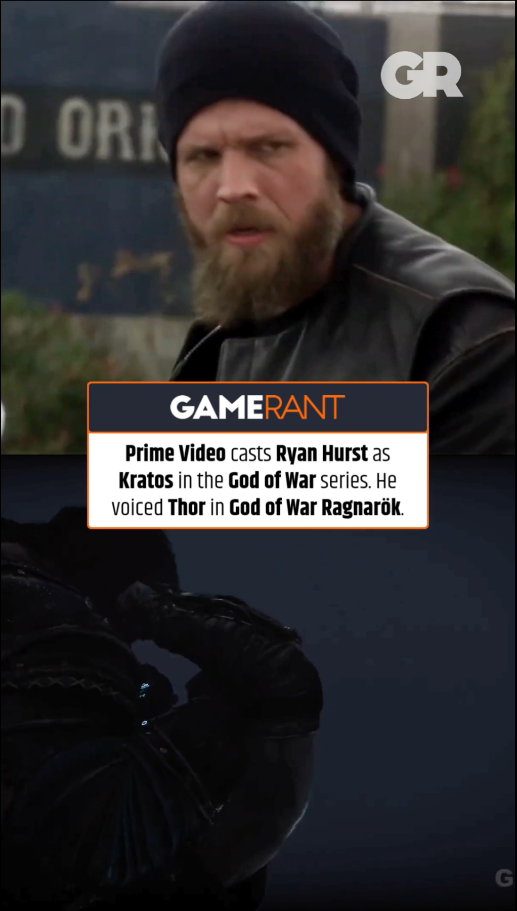 Prime Video casts Ryan Hurst as Kratos in the God of War series. He voiced Thor in God of War Ragnarök.