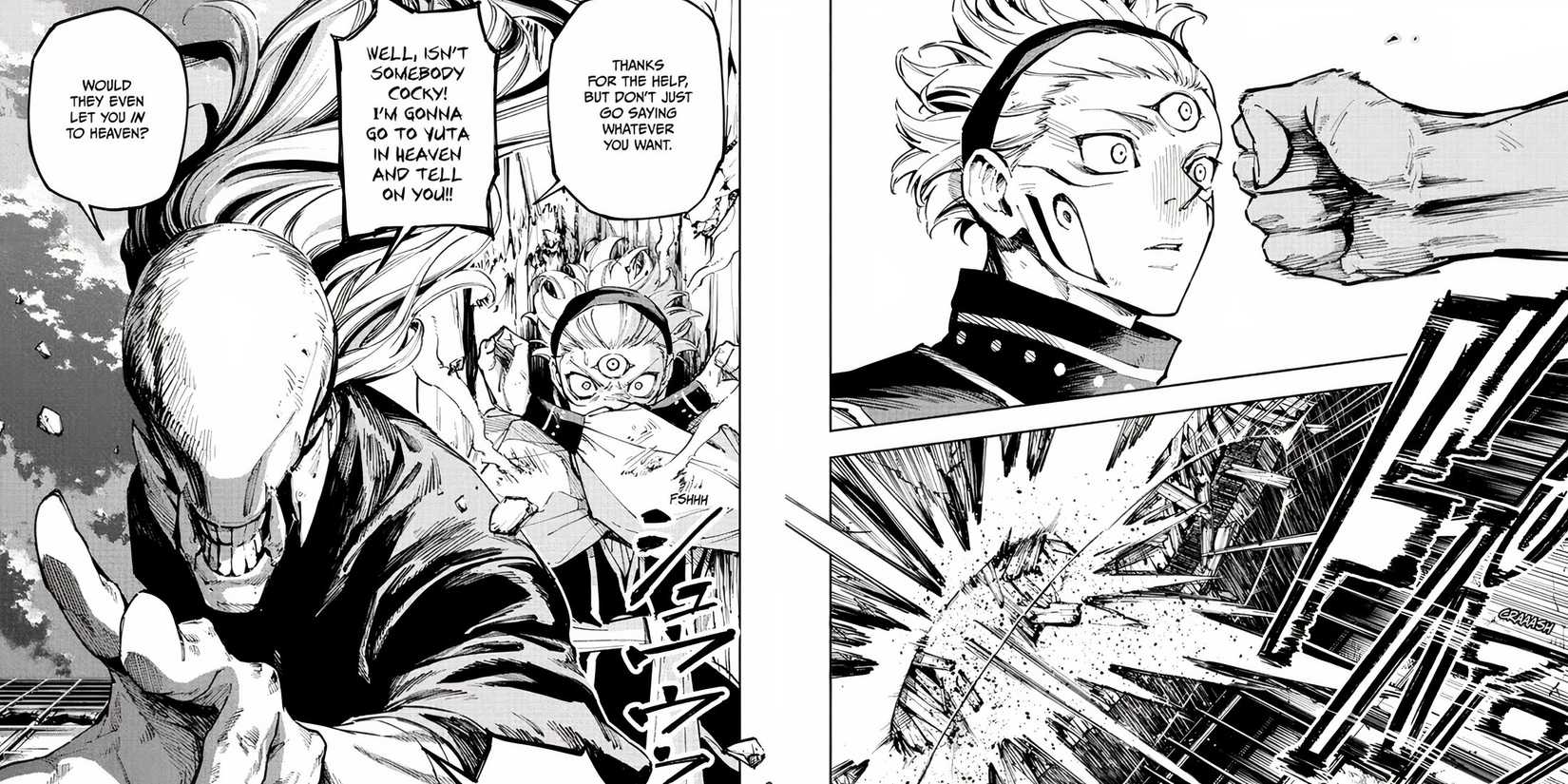 Maru vs Tsurugi reached its peak jujutsu kaisen modulo chapter 18 leaks