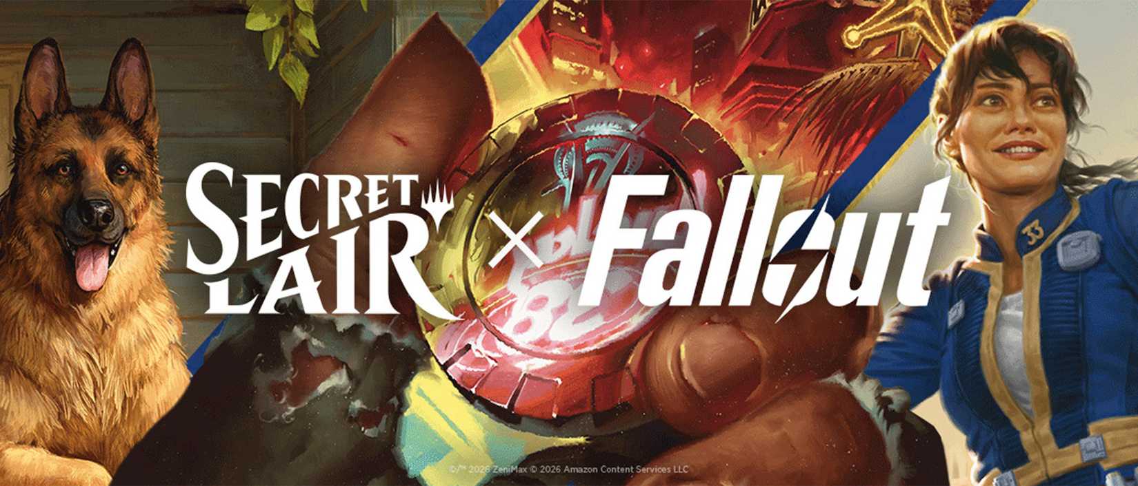 Secret Lair x Fallout Wizards of the Coast 2026 artwork