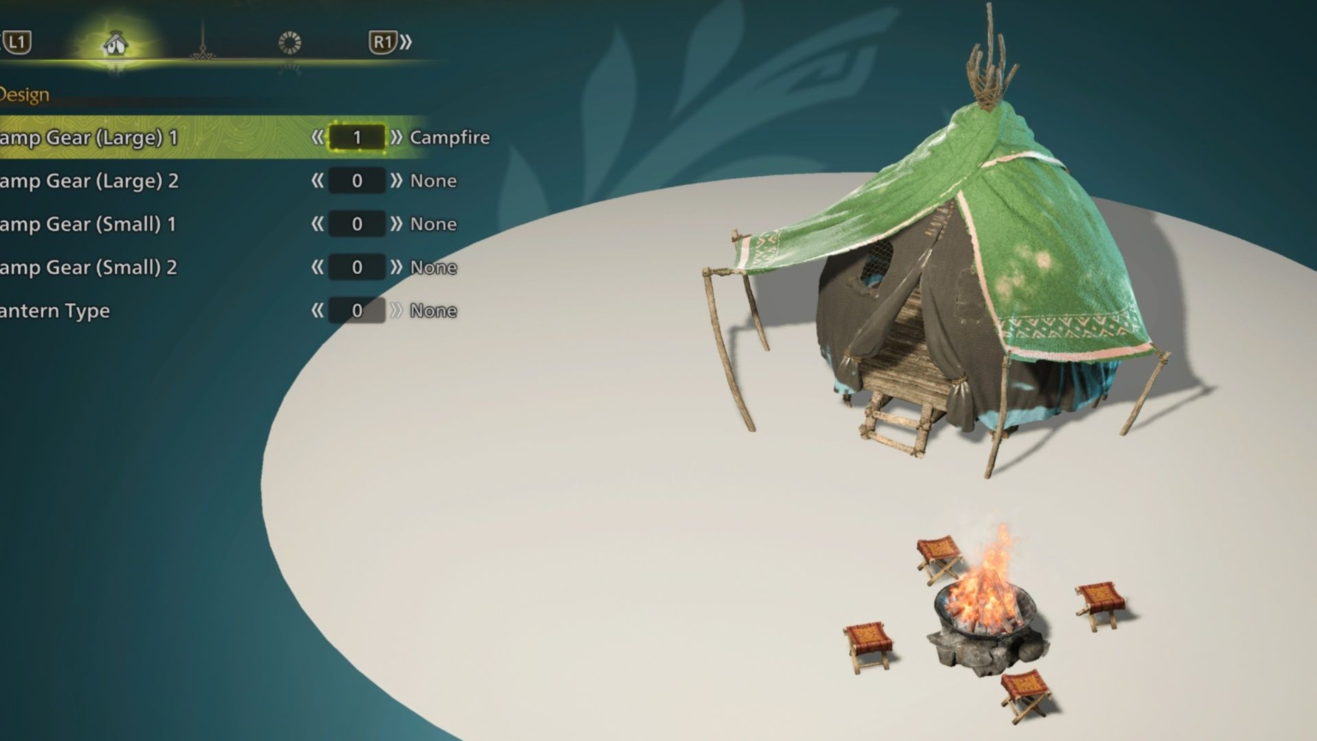 Setting up camp in Monster Hunter Wilds (2025)