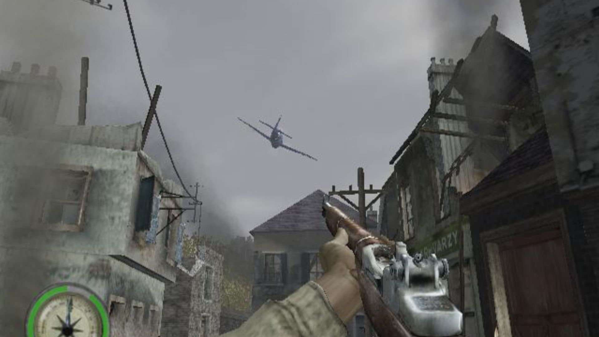 Shooting a plane in Medal of Honor Frontline (2002)