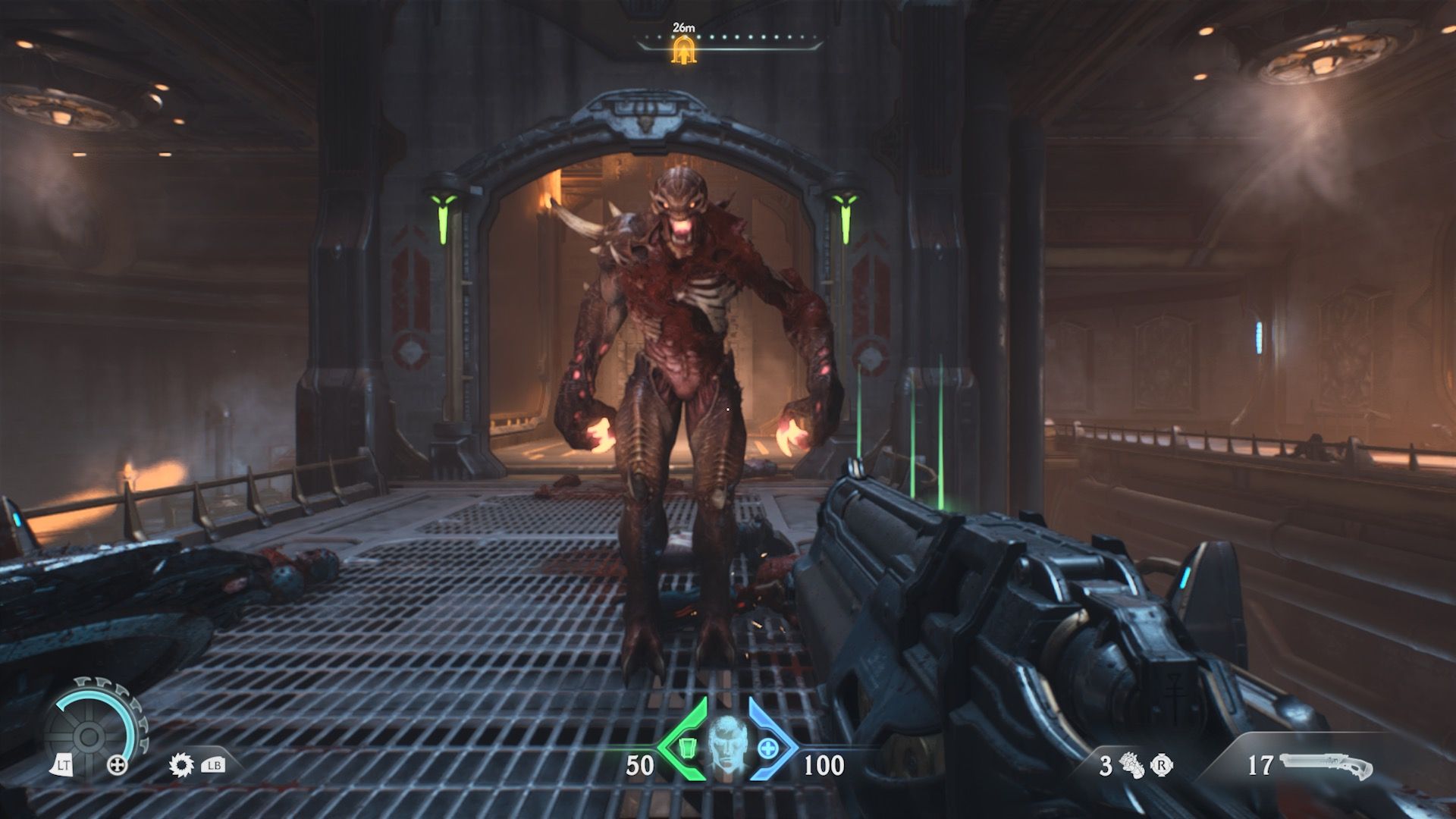 Shooting an enemy in Doom The Dark Ages (2025)