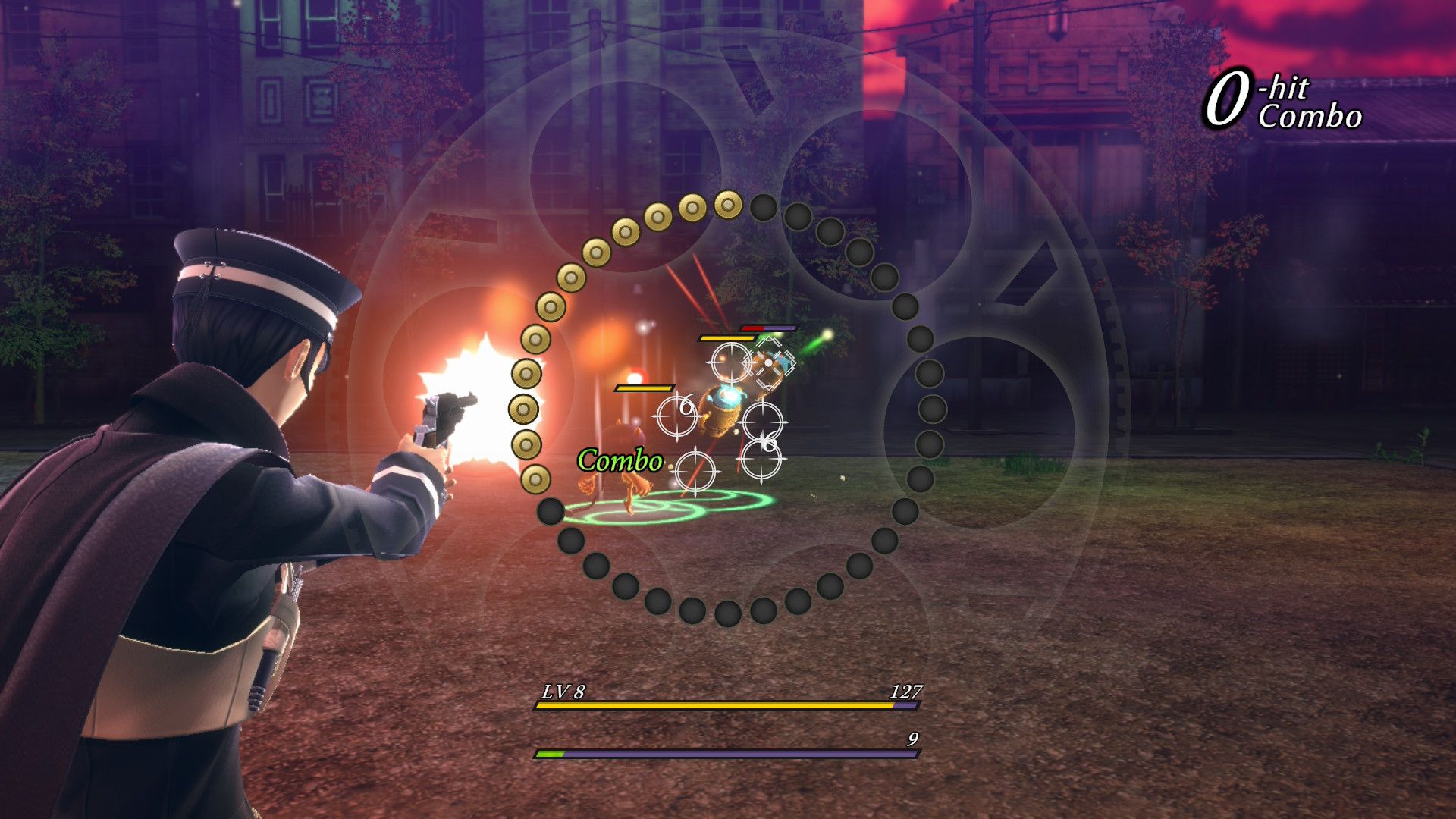 Shooting enemies in Raidou Remastered The Mystery of the Soulless Army (2025)