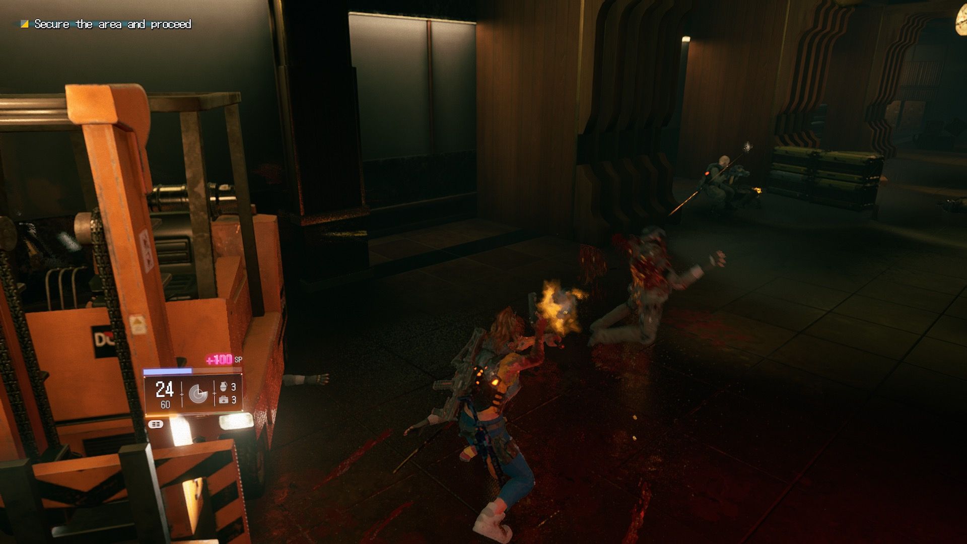 Shooting enemies in Wanted Dead