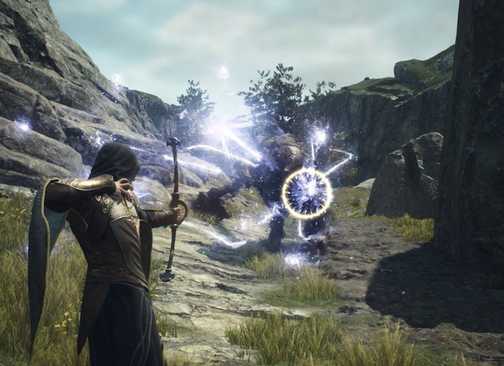Rekomendasi RPG Open-World dengan Sistem Kelas yang Benar-Benar Unik 16 Shooting magic arrows at enemies in Dragon’s Dogma 2 (2024)