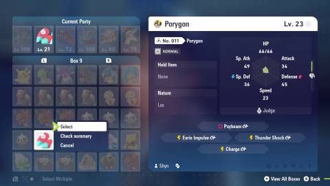 side mission 167 Porygon's Polygon Count in pokemon legends za mega dimension (5)